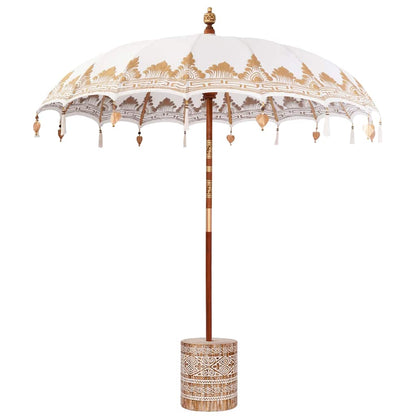 Balinesischer Sonnenschirm 260 2 pcs Creme 210-220 cm