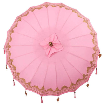 Balinesischer Sonnenschirm 260 Rosa 180-190 cm