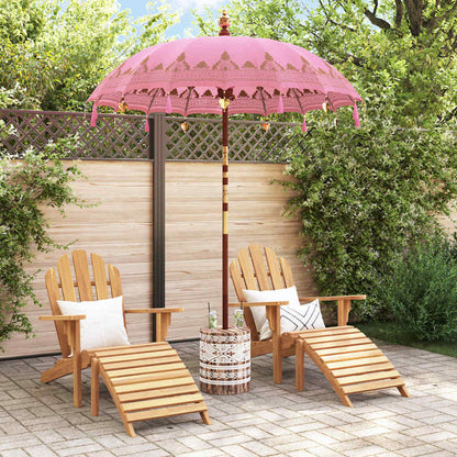 Balinesischer Sonnenschirm 260 Rosa 180-190 cm