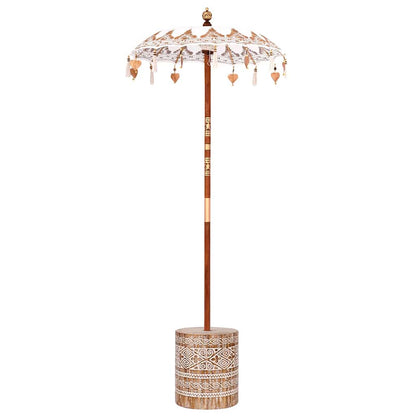 Balinesischer Sonnenschirm 260 Creme 95-100 cm