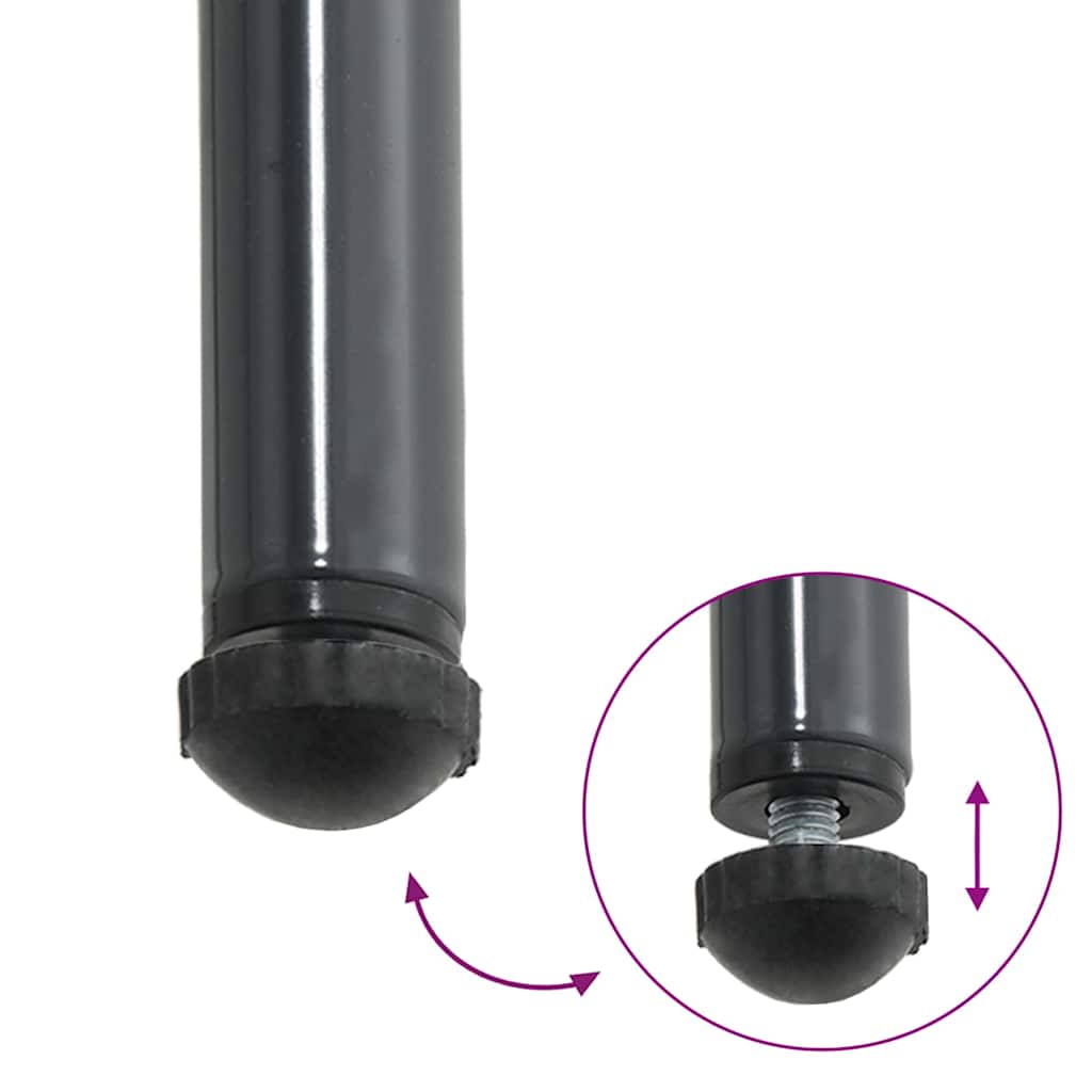 Garten Essgruppe 3 pcs Braun und Creme Poly-Rattan