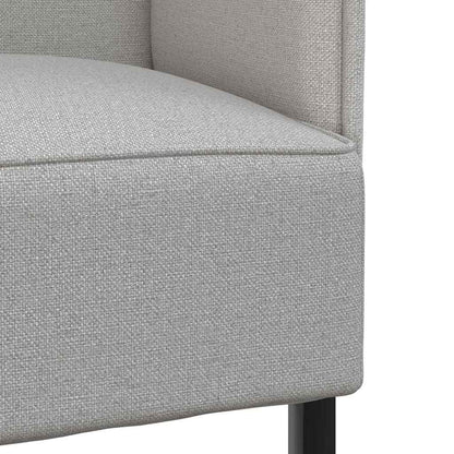 Hoher Rücken Sofa Wolkengrau 109 x 56 x 121 cm Stoff