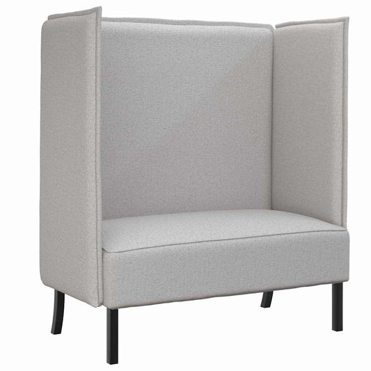 Hoher Rücken Sofa Wolkengrau 109 x 56 x 121 cm Stoff