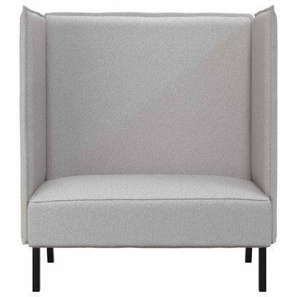 Hoher Rücken Sofa Wolkengrau 109 x 56 x 121 cm Stoff