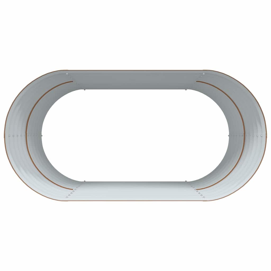 Garten-Hochbeet Braun 160 x 80 x 81 cm Stahl