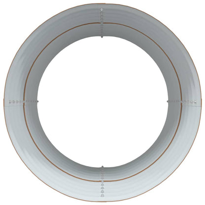 Garten-Hochbeet Braun 80 x 80 x 81 cm Stahl