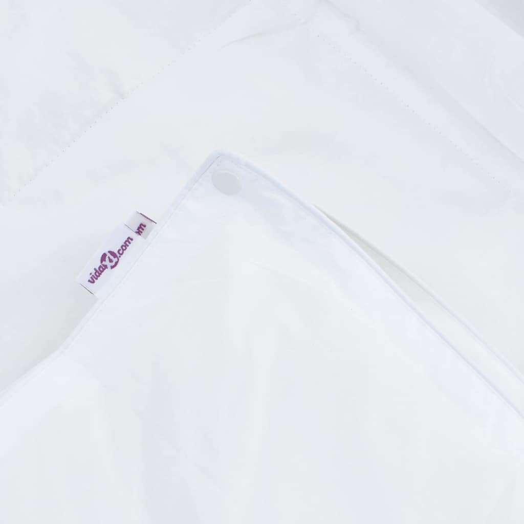 2-in-1 Bettdecke mit Kissen 2 pcs Weiß Down Feather