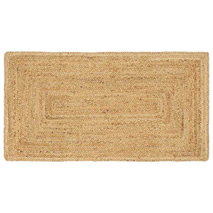 Teppich Beige 60 x 110 cm Jute