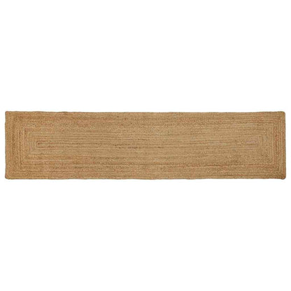Teppich Beige 60 x 300 cm Jute