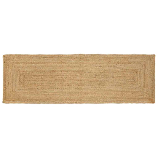 Teppich Beige 80 x 250 cm Jute
