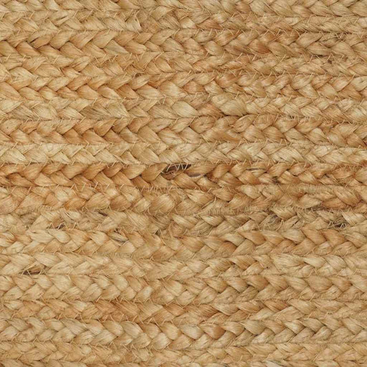 Teppich Beige 160 x 160 cm Jute