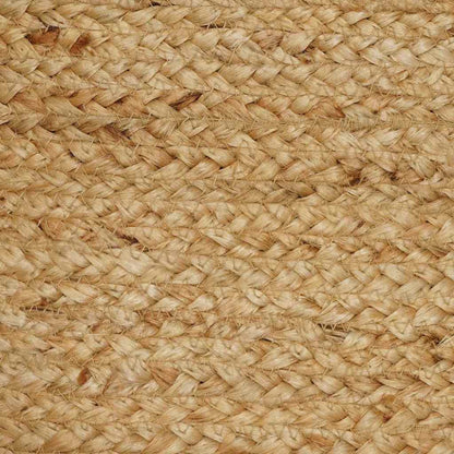 Teppich Beige 122 x 183 cm Jute