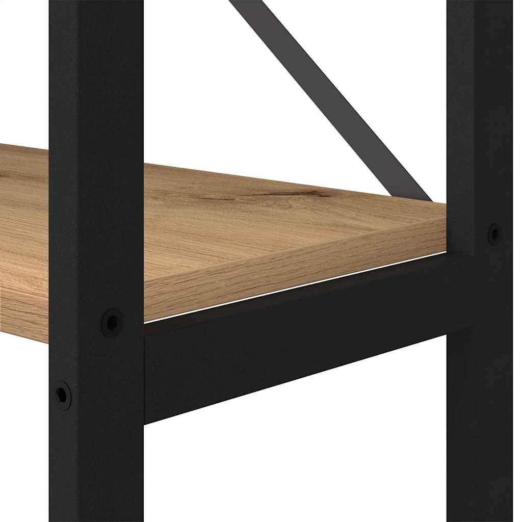 Bücherregal Artisan-Eiche 40 x 30 x 188 cm Holzwerkstoff