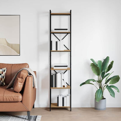 Bücherregal Artisan-Eiche 40 x 30 x 188 cm Holzwerkstoff