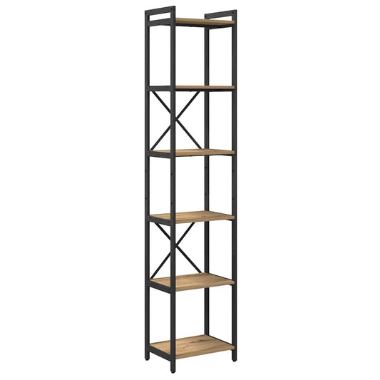 Bücherregal Artisan-Eiche 40 x 30 x 188 cm Holzwerkstoff