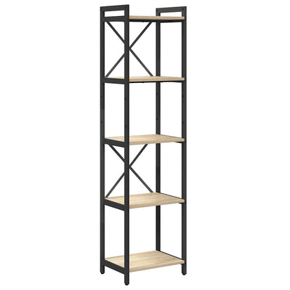 Bücherregal Sonoma-Eiche 40 x 30 x 153 cm Holzwerkstoff