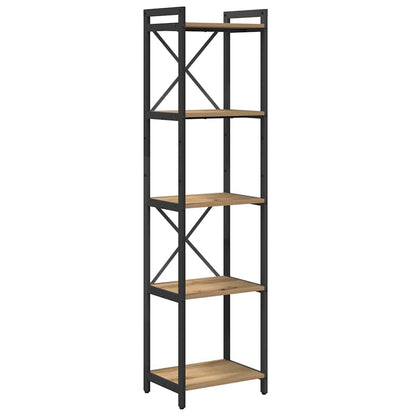 Bücherregal Artisan-Eiche 40 x 30 x 153 cm Holzwerkstoff