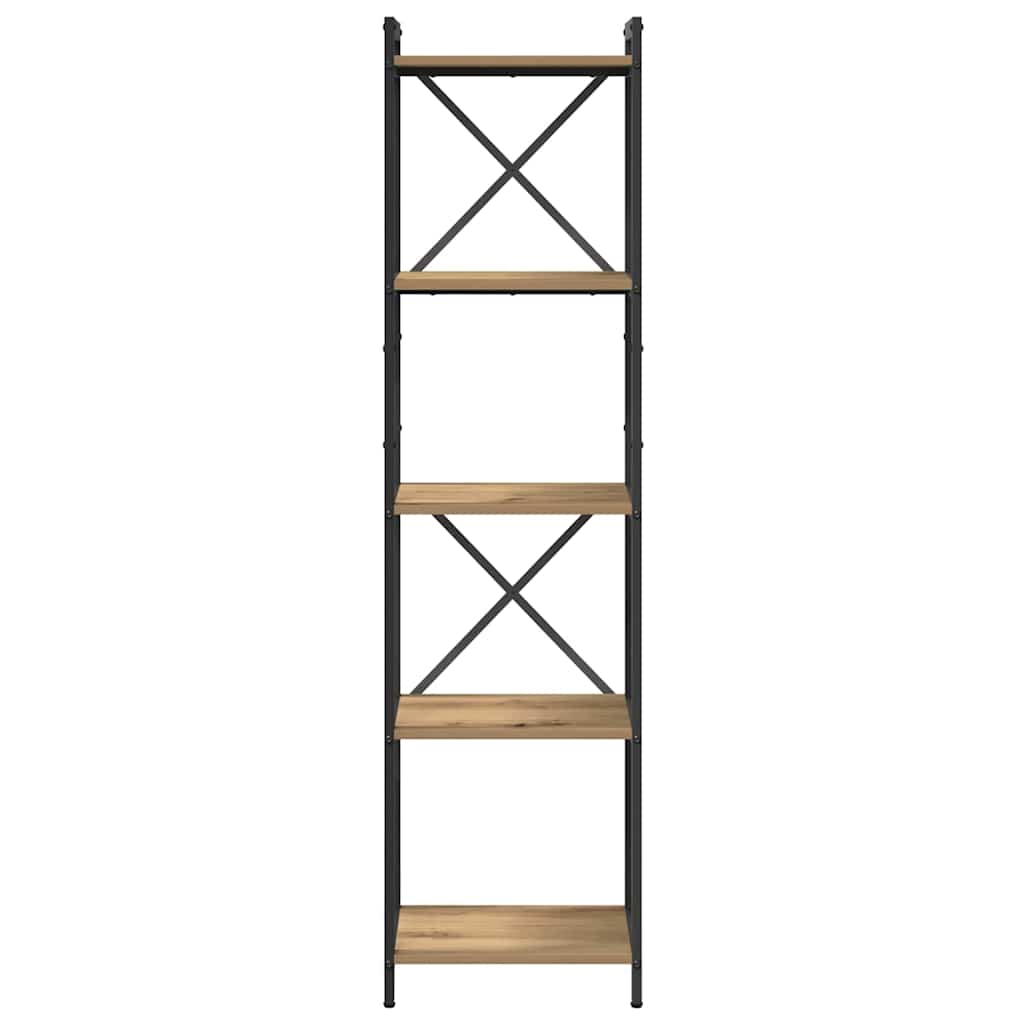 Bücherregal Artisan-Eiche 40 x 30 x 153 cm Holzwerkstoff