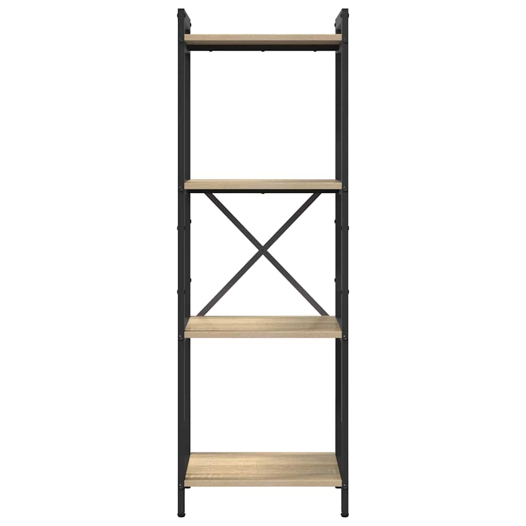 Bücherregal Sonoma-Eiche 40 x 30 x 118 cm Holzwerkstoff