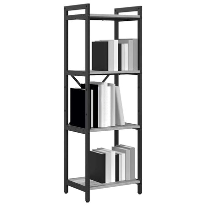Bücherregal Grau Sonoma 40 x 30 x 118 cm Holzwerkstoff