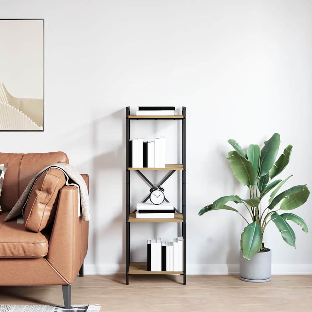 Bücherregal Artisan-Eiche 40 x 30 x 118 cm Holzwerkstoff