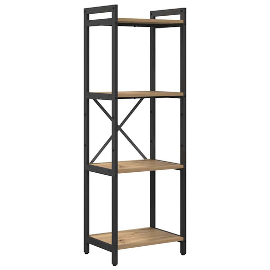 Bücherregal Artisan-Eiche 40 x 30 x 118 cm Holzwerkstoff