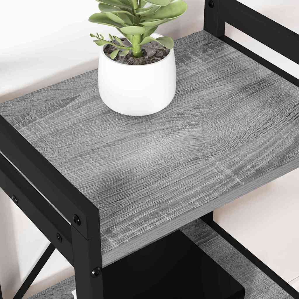 Bücherregal Grau Sonoma 40 x 30 x 83 cm Holzwerkstoff