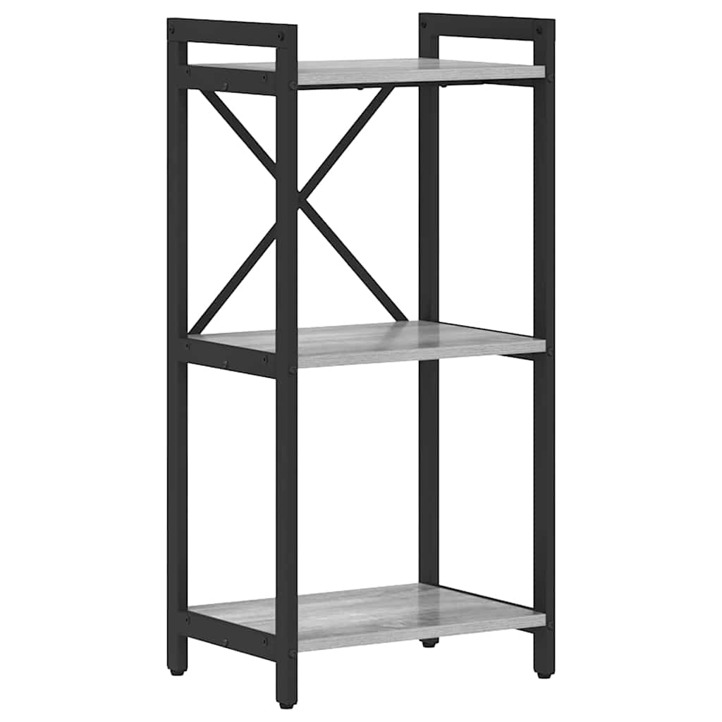Bücherregal Grau Sonoma 40 x 30 x 83 cm Holzwerkstoff