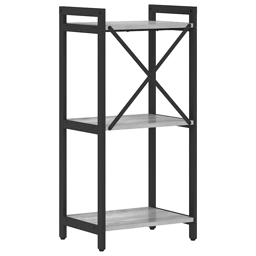 Bücherregal Grau Sonoma 40 x 30 x 83 cm Holzwerkstoff