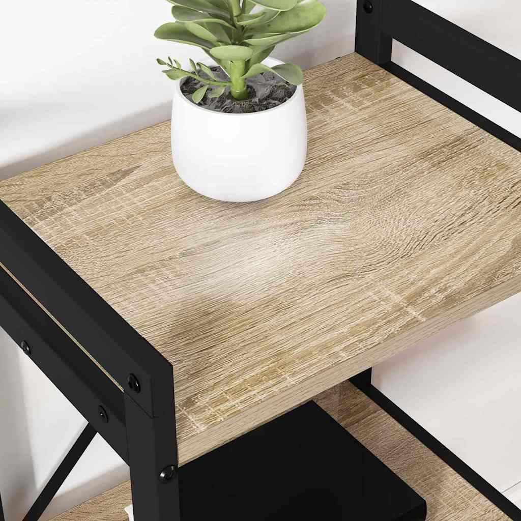 Bücherregal Sonoma-Eiche 40 x 30 x 48,5 cm Holzwerkstoff