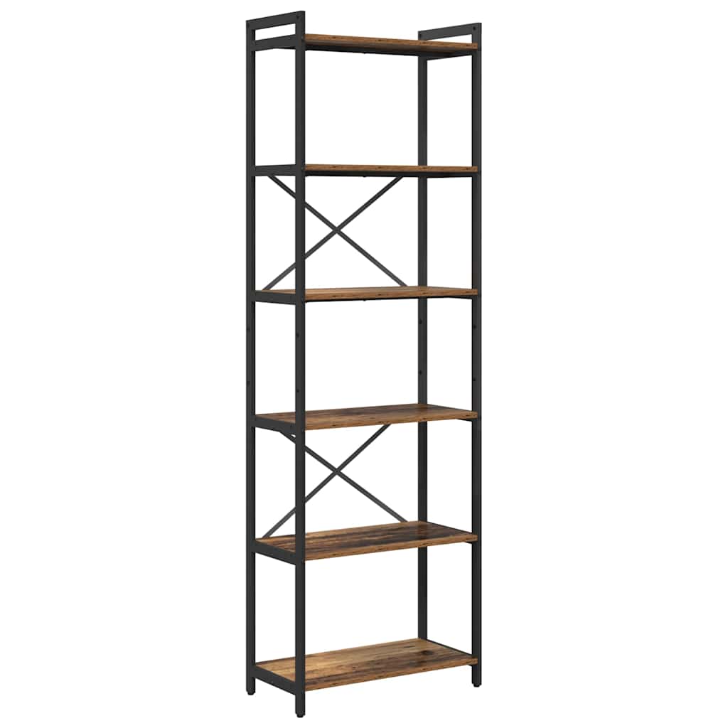 Bücherregal Altholz 60 x 30 x 188 cm Holzwerkstoff