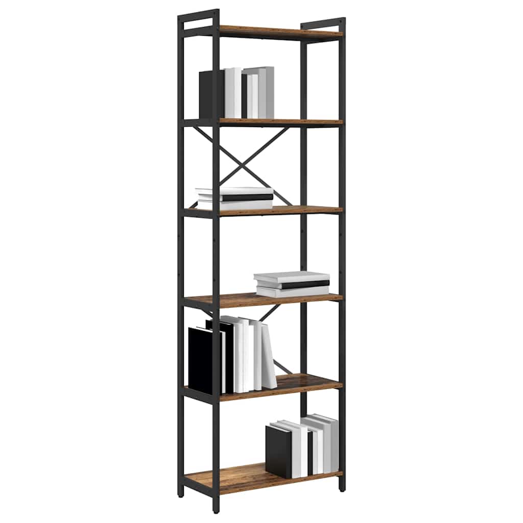 Bücherregal Altholz 60 x 30 x 188 cm Holzwerkstoff