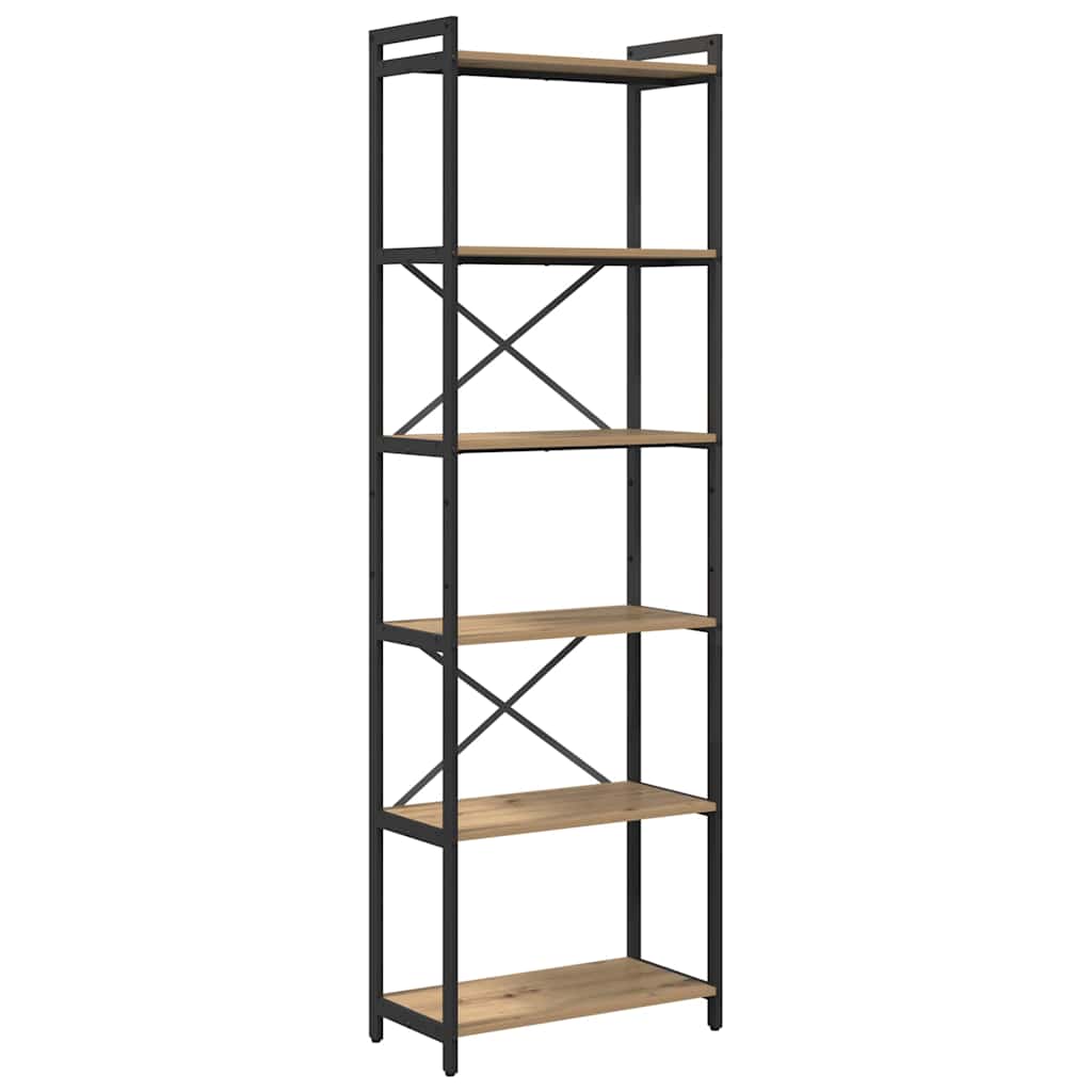 Bücherregal Artisan-Eiche 60 x 30 x 188 cm Holzwerkstoff