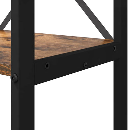 Bücherregal Räuchereiche 60 x 30 x 153 cm Holzwerkstoff