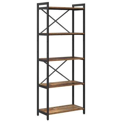 Bücherregal Altholz 60 x 30 x 153 cm Holzwerkstoff