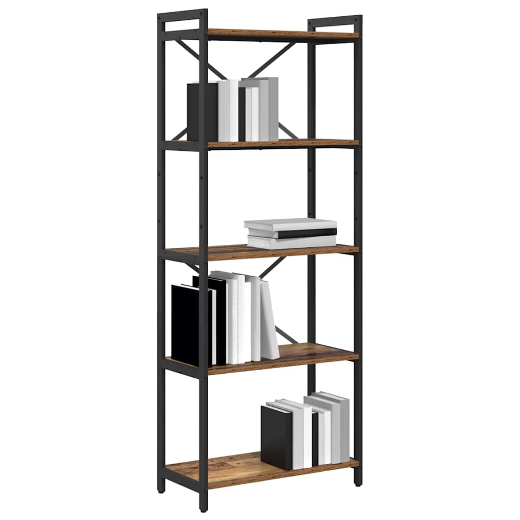 Bücherregal Altholz 60 x 30 x 153 cm Holzwerkstoff