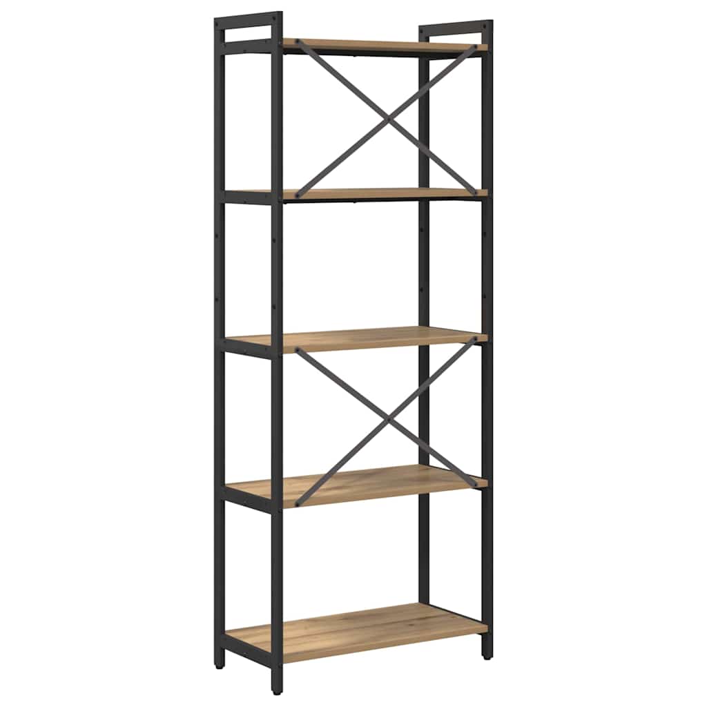 Bücherregal Artisan-Eiche 60 x 30 x 153 cm Holzwerkstoff