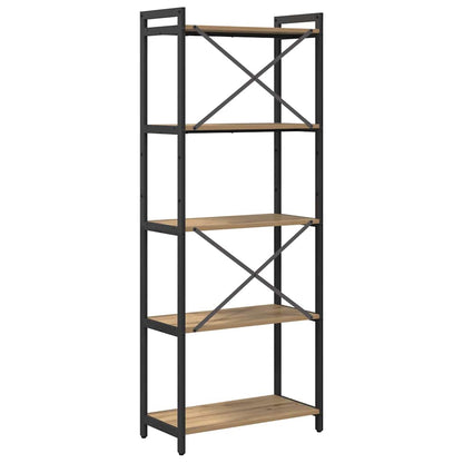 Bücherregal Artisan-Eiche 60 x 30 x 153 cm Holzwerkstoff