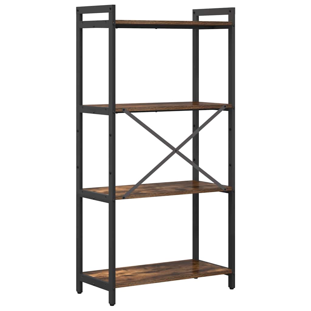 Bücherregal Räuchereiche 60 x 30 x 118 cm Holzwerkstoff