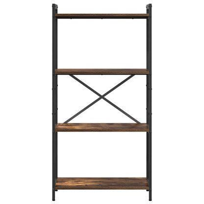 Bücherregal Räuchereiche 60 x 30 x 118 cm Holzwerkstoff