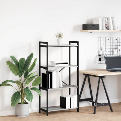 Bücherregal Grau Sonoma 60 x 30 x 118 cm Holzwerkstoff