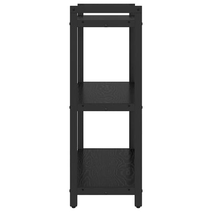 Bücherregal Schwarz Eichen-Optik 60 x 30 x 83 cm Holzwerkstoff