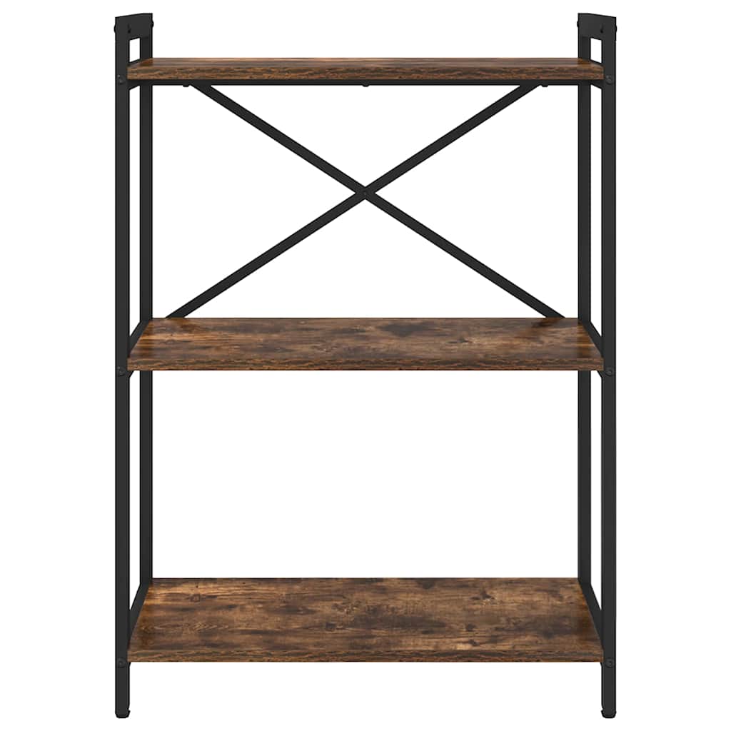 Bücherregal Räuchereiche 60 x 30 x 83 cm Holzwerkstoff