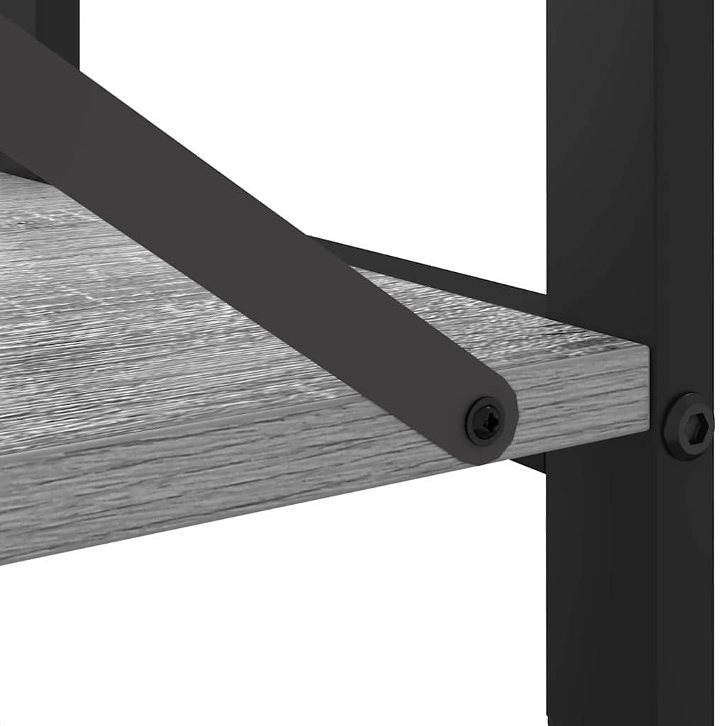 Bücherregal Grau Sonoma 60 x 30 x 83 cm Holzwerkstoff