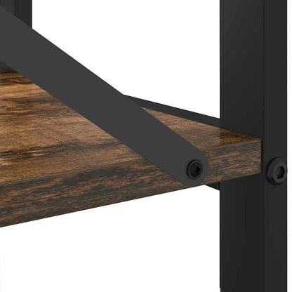 Bücherregal Räuchereiche 60 x 30 x 48,5 cm Holzwerkstoff