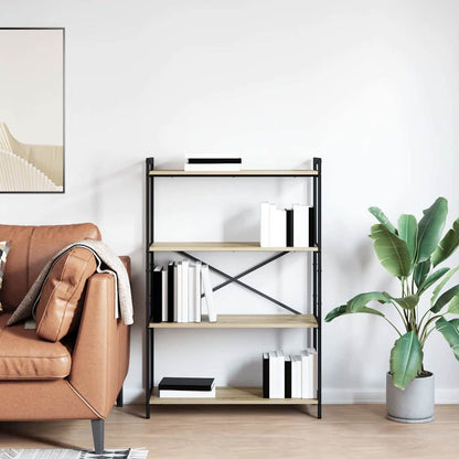 Bücherregal Sonoma-Eiche 80 x 30 x 118 cm Holzwerkstoff