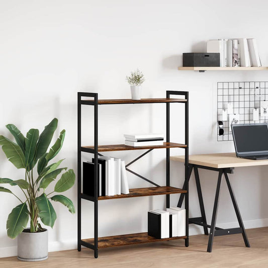 Bücherregal Räuchereiche 80 x 30 x 118 cm Holzwerkstoff