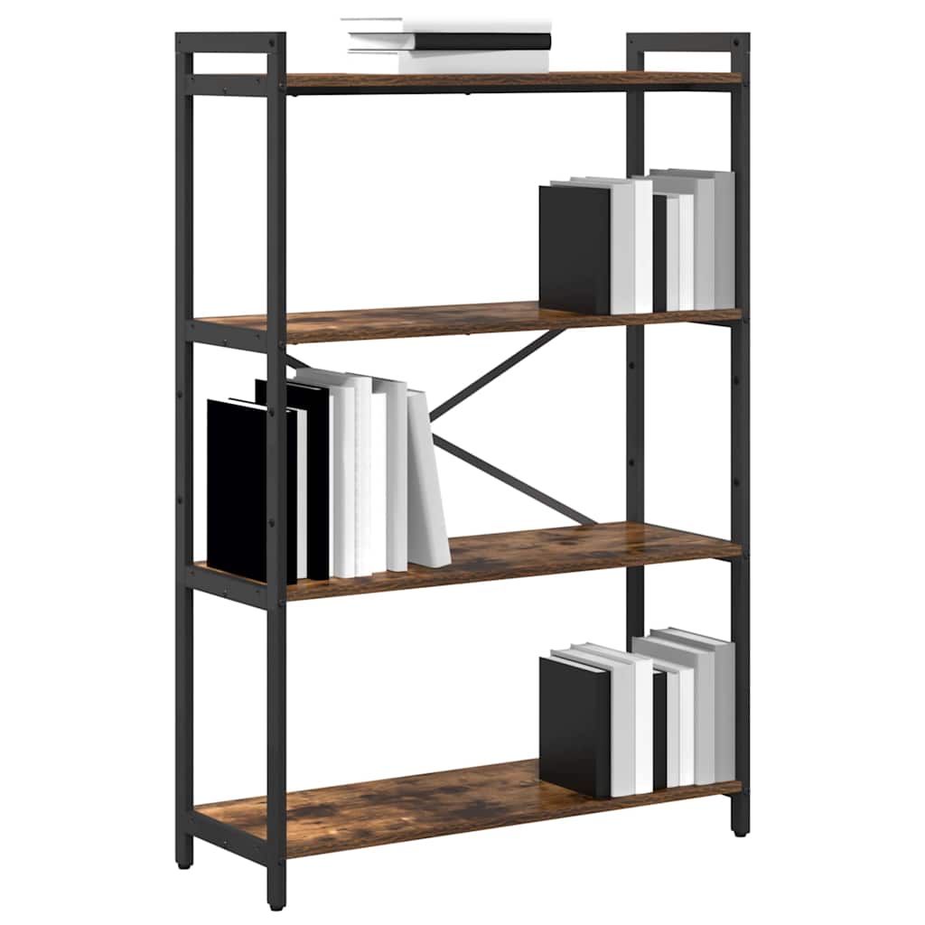 Bücherregal Räuchereiche 80 x 30 x 118 cm Holzwerkstoff