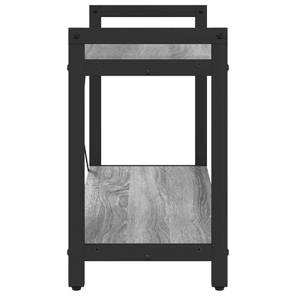 Bücherregal Grau Sonoma 80 x 30 x 48,5 cm Holzwerkstoff