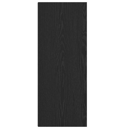 Bücherregal Schwarz Eichen-Optik 40 x 30 x 77 cm Holzwerkstoff